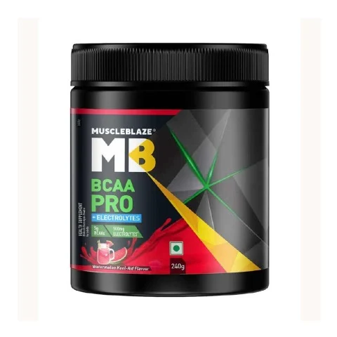 MuscleBlaze BCAA Pro, 240 g (0.53 lb), 30 Servings, Watermelon Kool Aid (Watermelon Kool Aid)